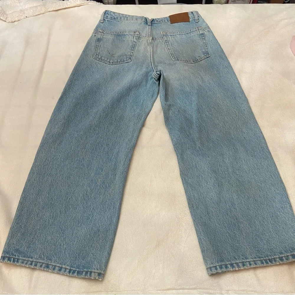 New! Free People We The Free Deep Trance Dropped Boyfriend Jeans 25 38801